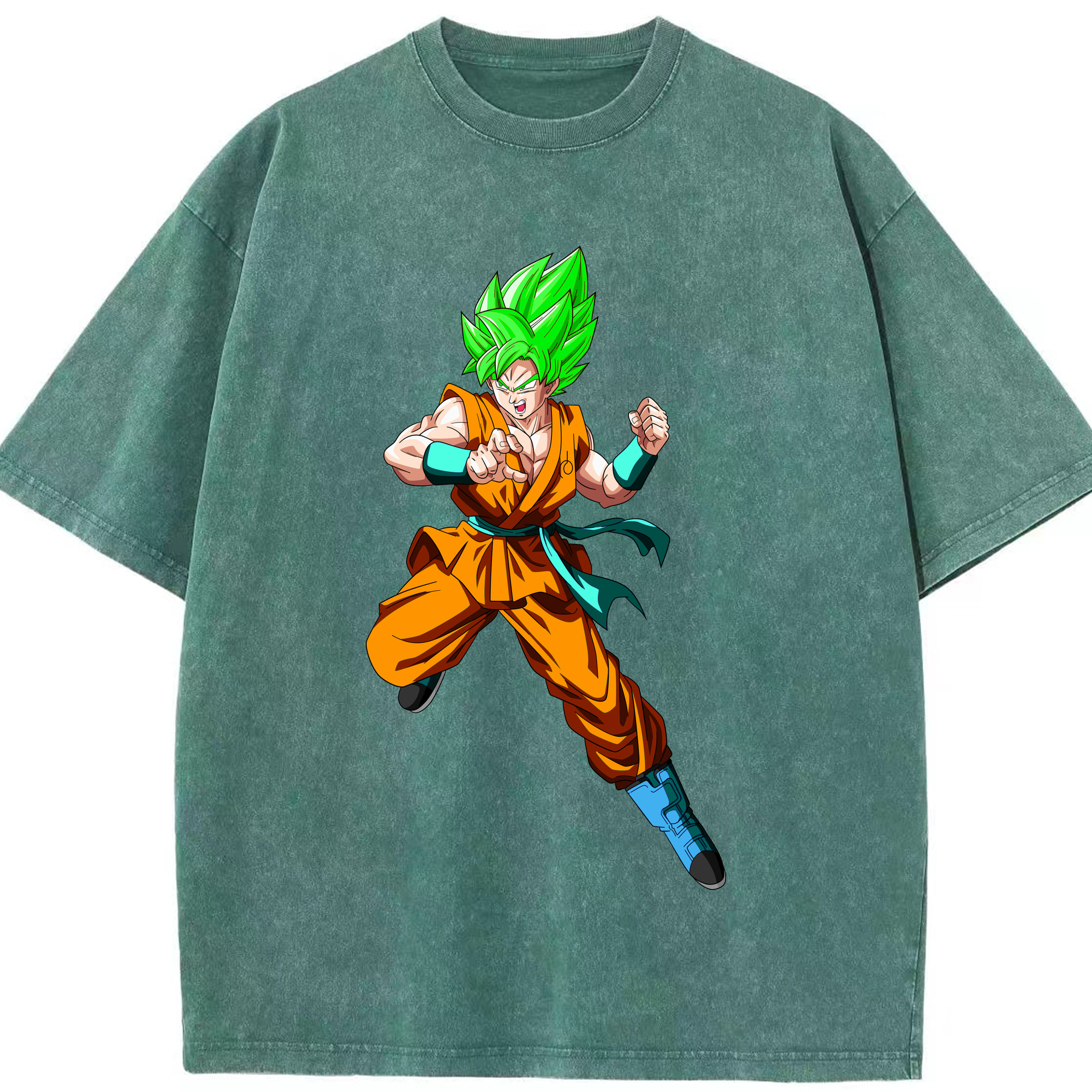 （画像用） ドラゴンボール 孫 悟飯（そんごはん）DRAGON BALL Son Gohan 綿100% ヴィンテージ風 半袖Tシャツ（フロントプリント）